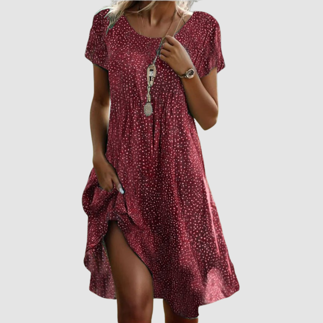 Elena™ Bloemen Zomerjurk
